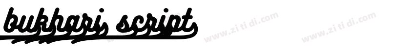 bukhari script字体转换